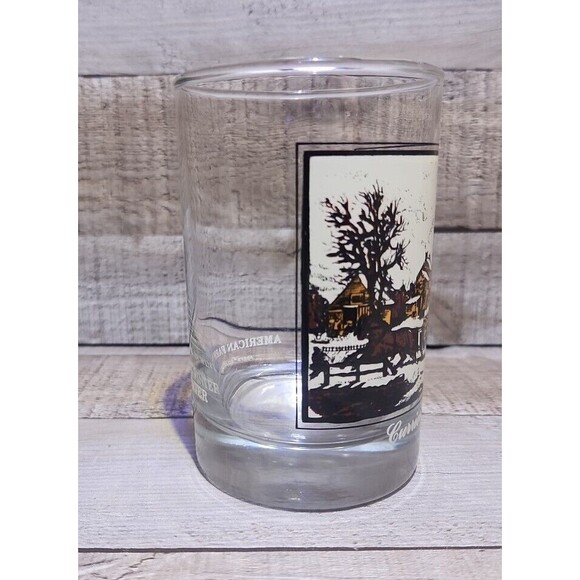2 -1981 Currier & Ives Tumblers/Vintage Arby's Glasses Collector's Series - Picture 10 of 11